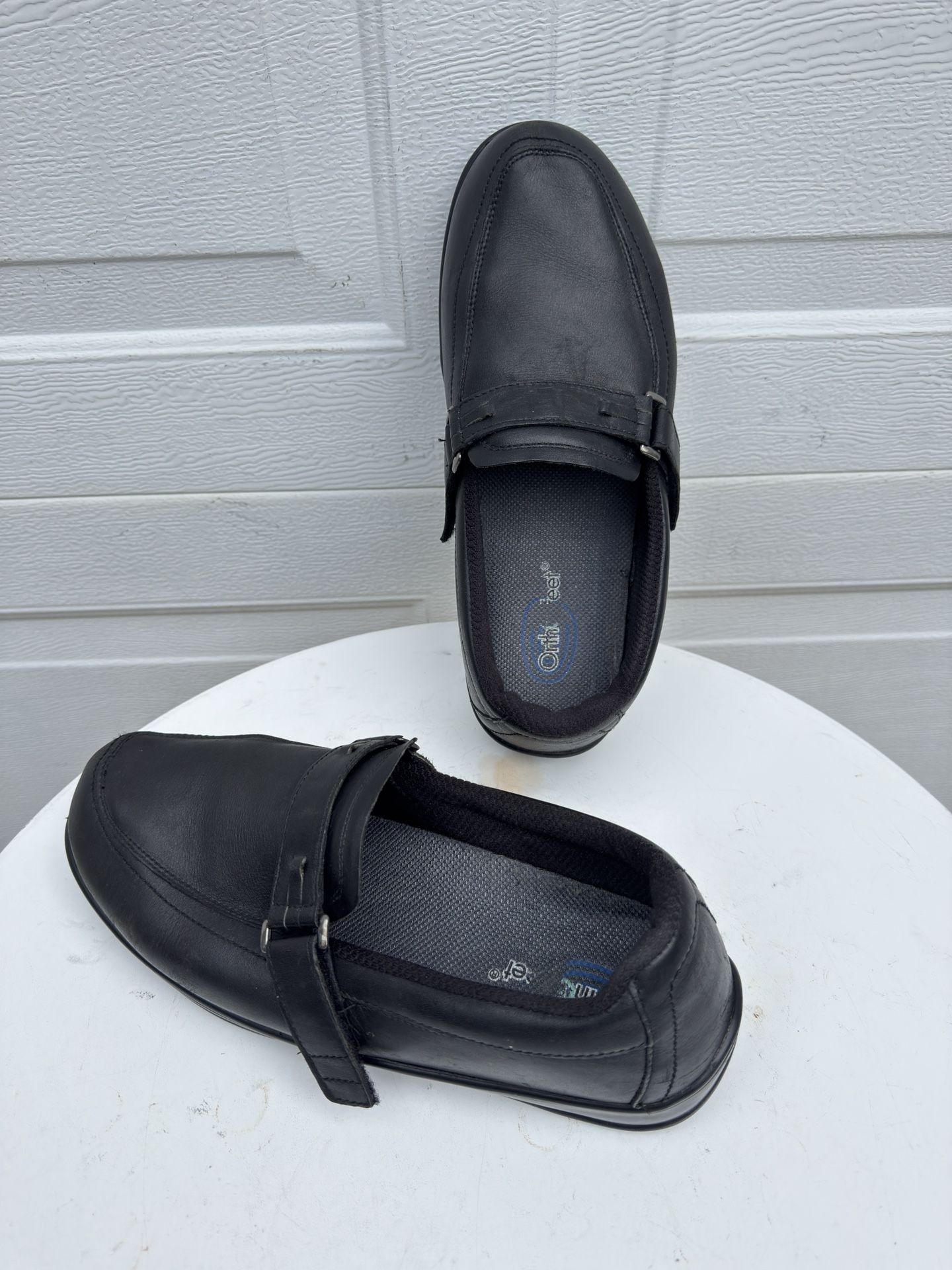 Women's Orthofeet® leather flat shoes