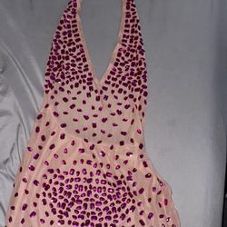 SHEIN Rhinestone Dress