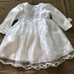 Brand new toddler white and pink dresses, size 3t