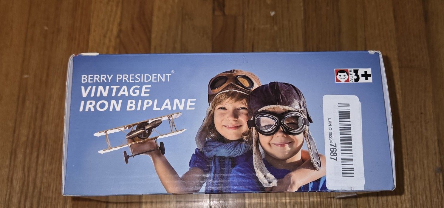 Berry President Vintage IRON Biplane
