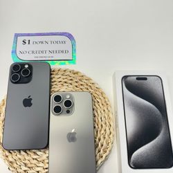 Apple iPhone 15 Pro Max 5G - Pay $1 DOWN AVAILABLE - NO CREDIT NEEDED