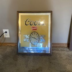 Beer Sign (light And Clock) 