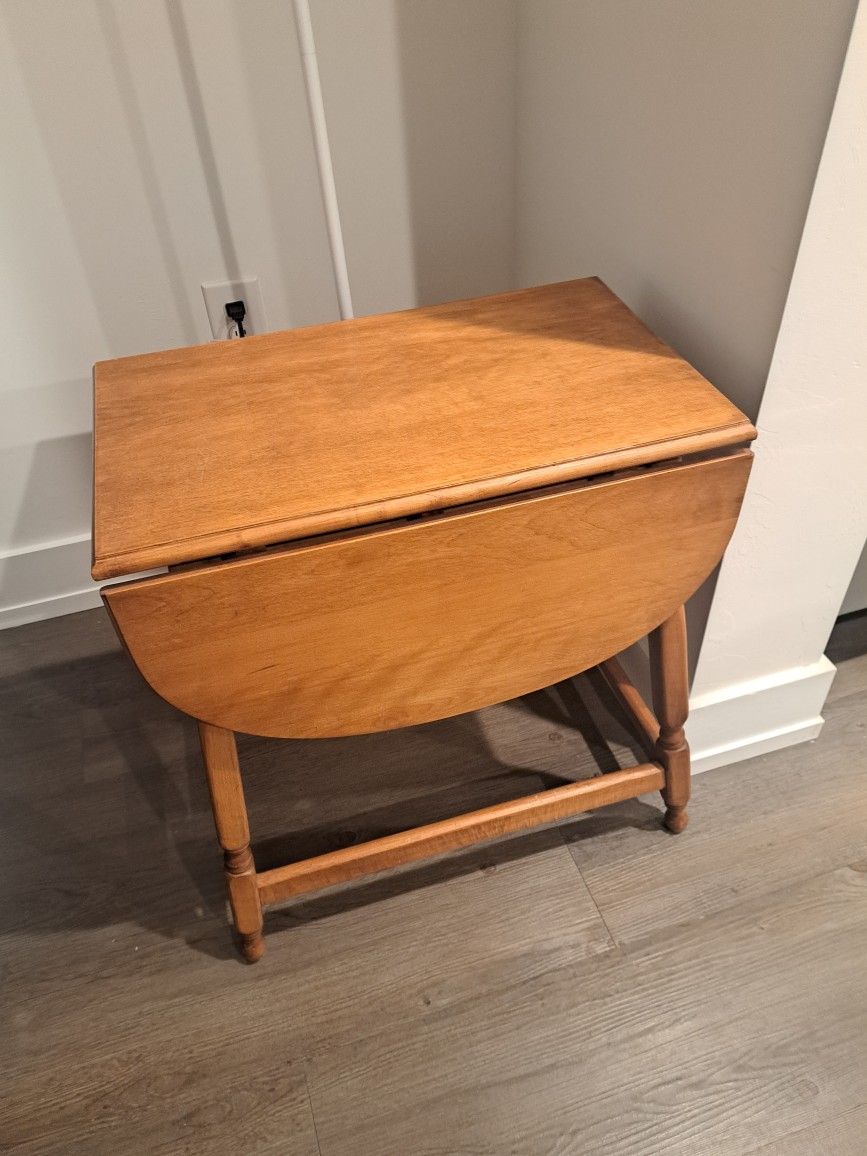 Small Antique Leaf Table