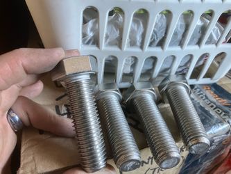 7/8” x3.5” long stainless steel bolts