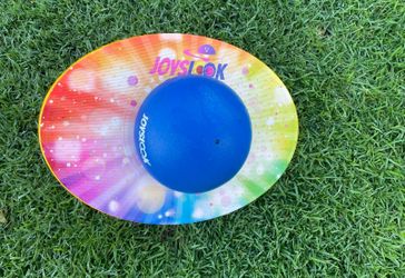 Joyslook Pogo Ball Balance Board – Rainbow Tie Dye Fun Hopper exercise gadget