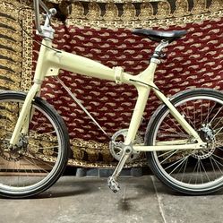 RARE Puma Biomega Urban Mobility Folding Bike Single Speed QMD-5 Disc Brakes 20”