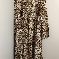 Cheetah print dress