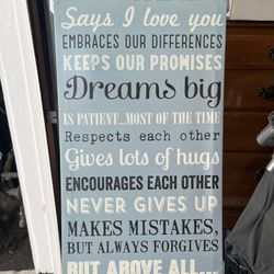 Home Decor Sign