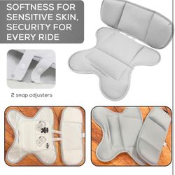 Baby Car Seat Insert - Newborn Infant Head & Neck Support Pillow for Comfort & Safety - Convertible Travel Padding Compatible with Doona Car Seat Stro
