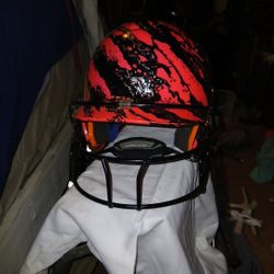 Schutt  Pink With Black stripes