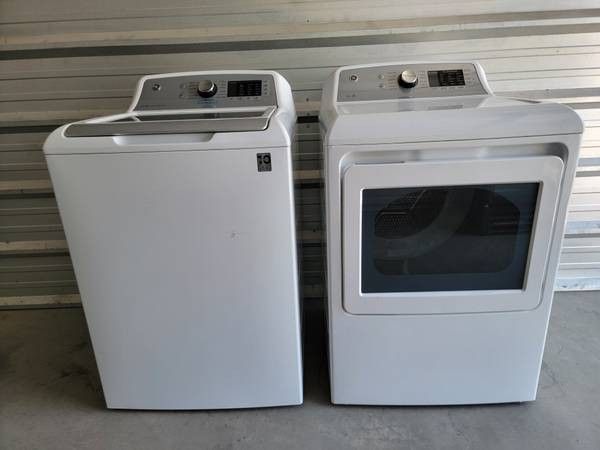 GE Matching Washer 4.8 cu.ft & Dryer 7.4 cuft Set Excellent Condition 