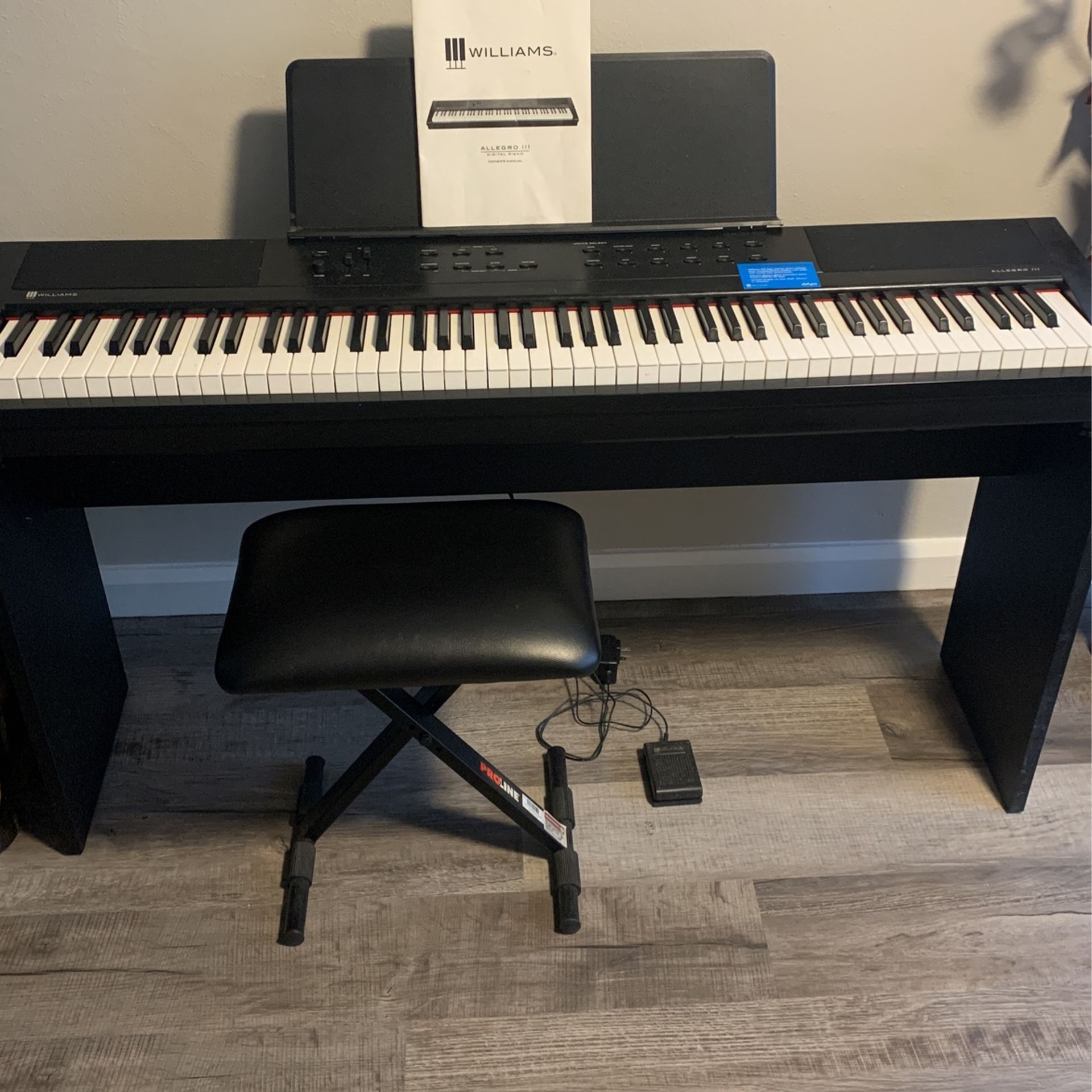 Williams Brand Allegro 3 Digital Piano
