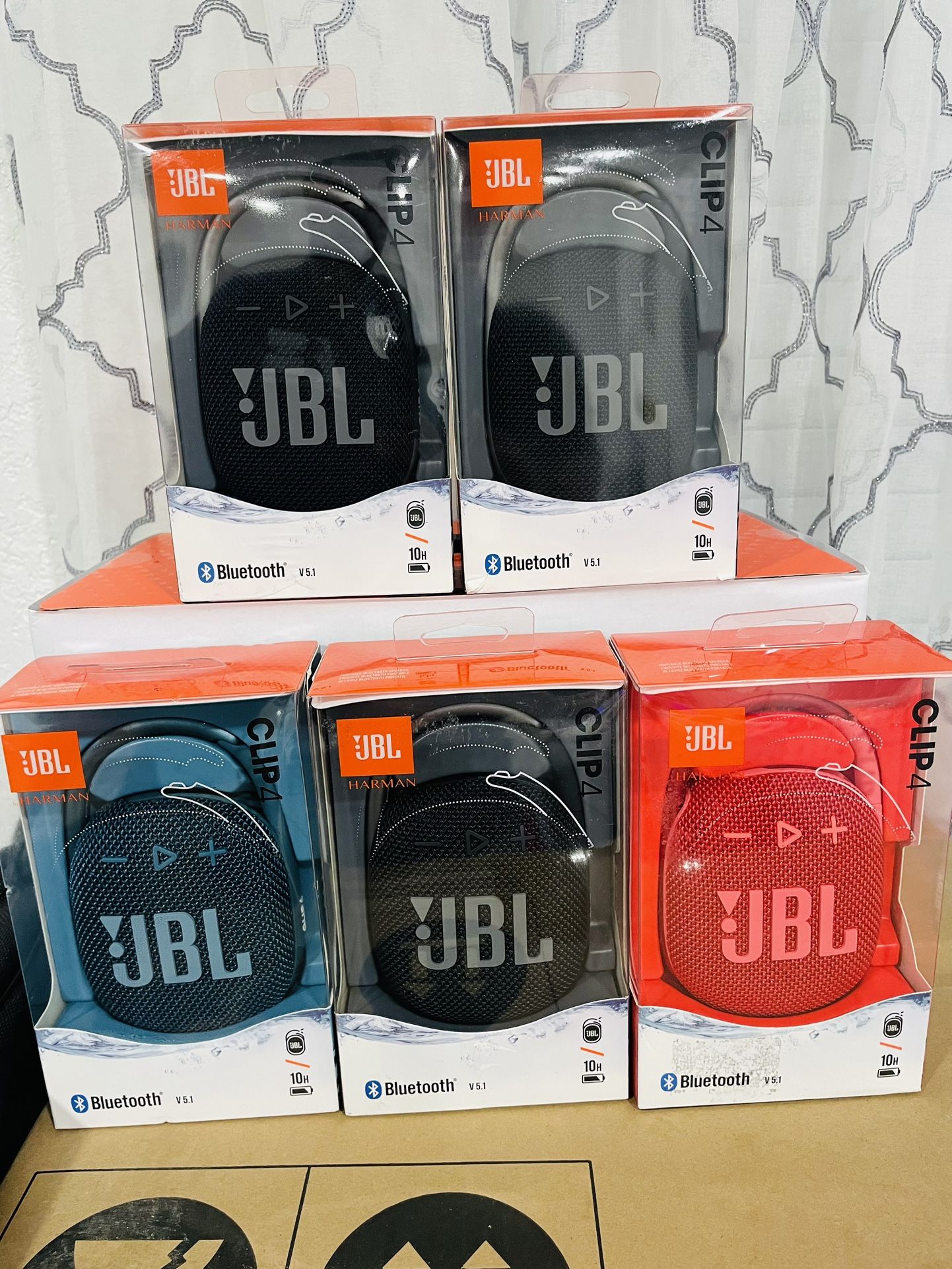 Jbl clip 4 speaker Bluetooth bocinas parlantes equipos de sonido música