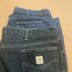 Carhartt FR 44x32 and Bullwark 46x32 for sale