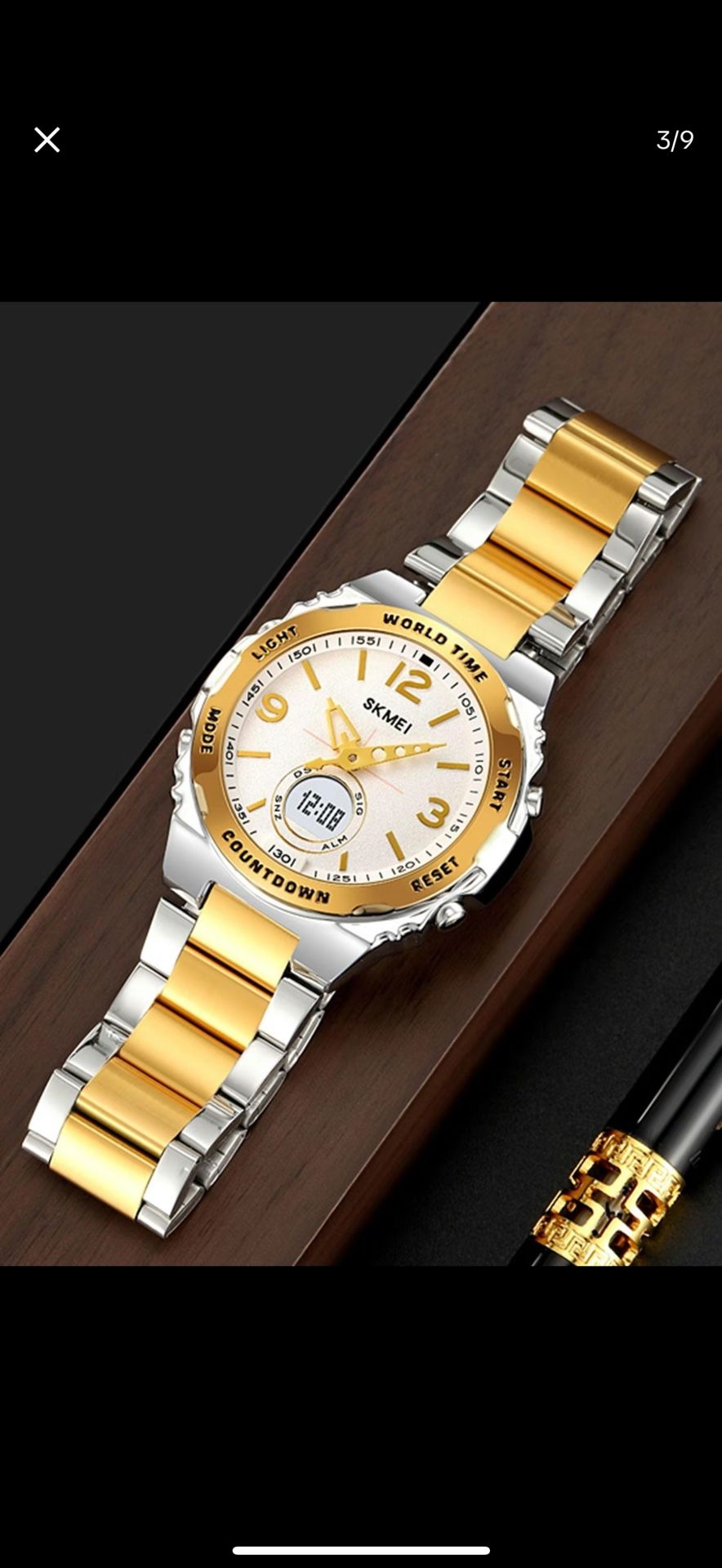 Men's Business Round Dial Analog Quartz Watch, 2024 New Style Fashion Watch for Party, Daily Clothing Decor, Trendy All-match & Exquisite Watch for Bi