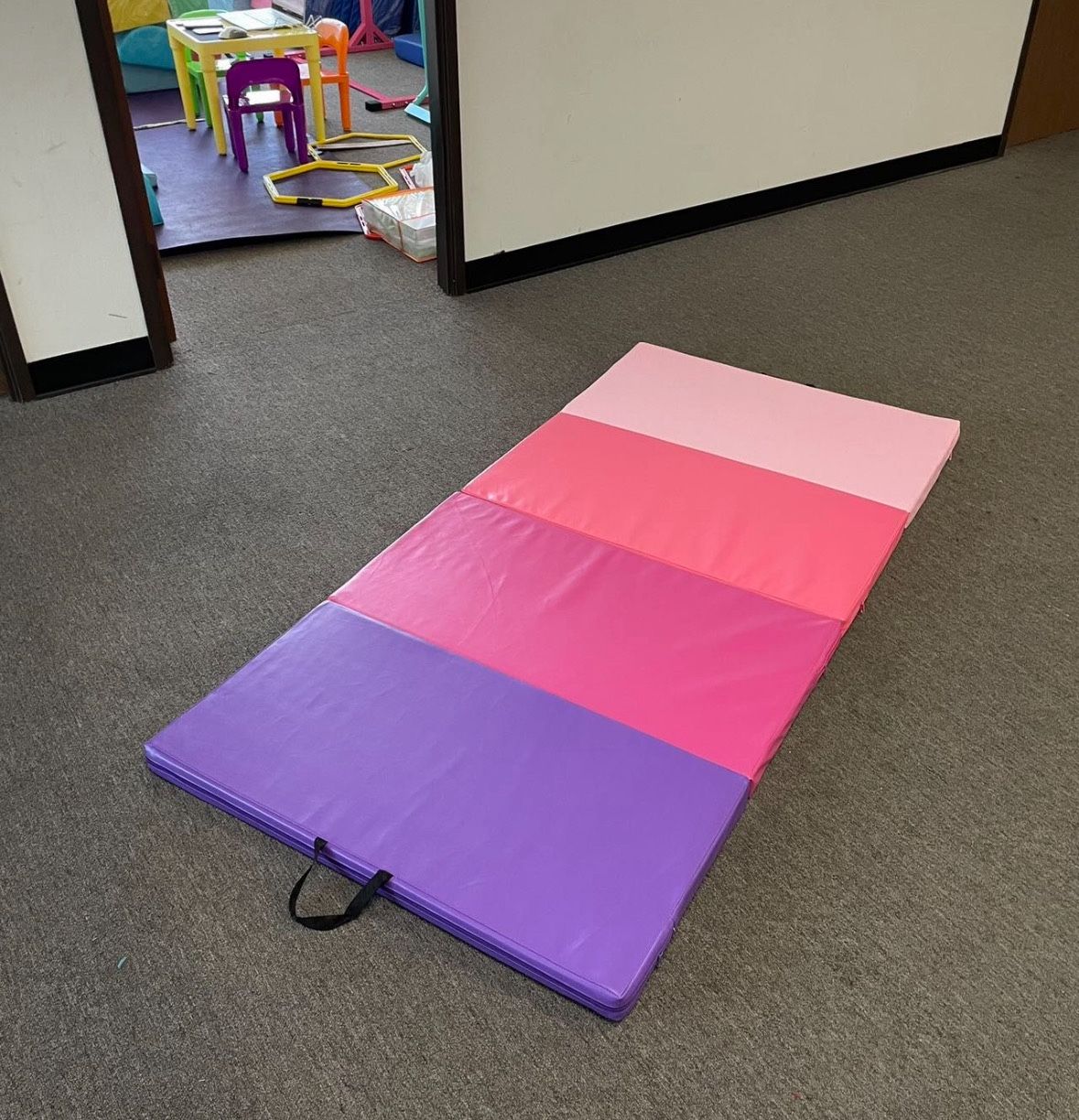$35.00!!! New 3’x6’x2” 4 Panels Gymnastics Mat Exercise Tumbling Gym Mat