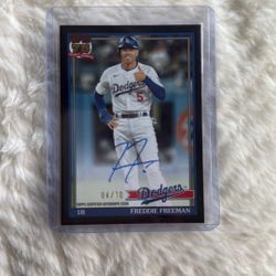 Freddie Freeman Topps Certified Autograph Issue
