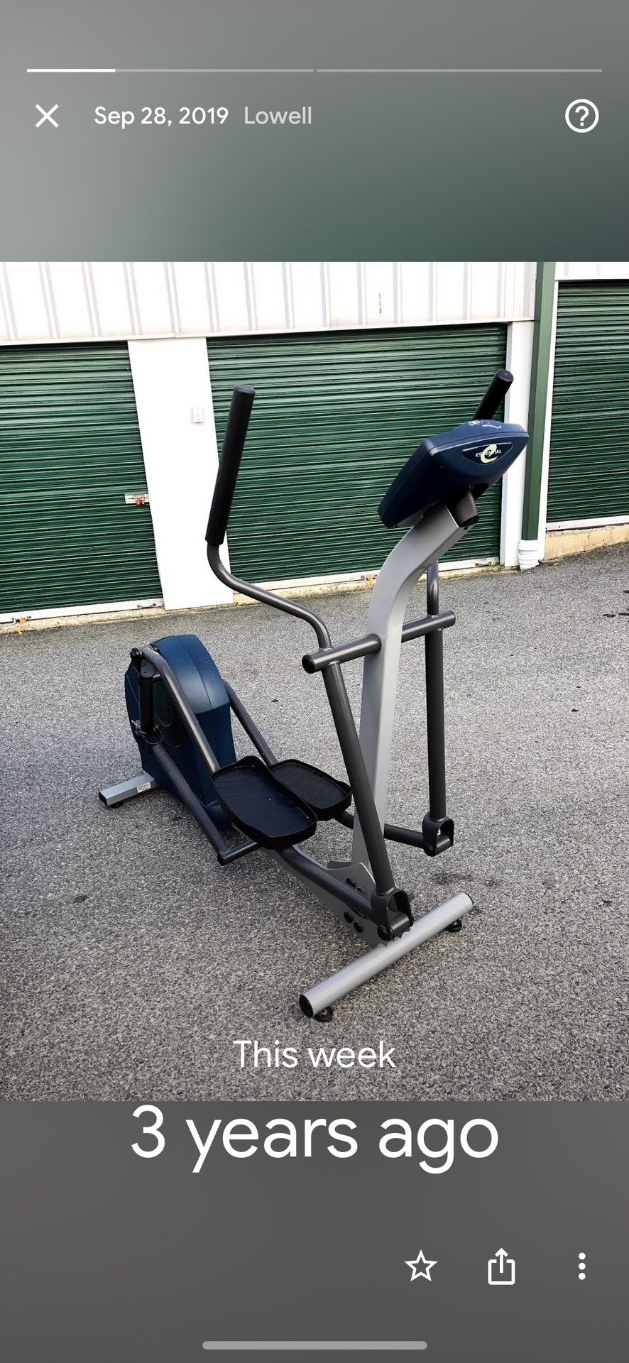 Essential Exercise Bike Works Great