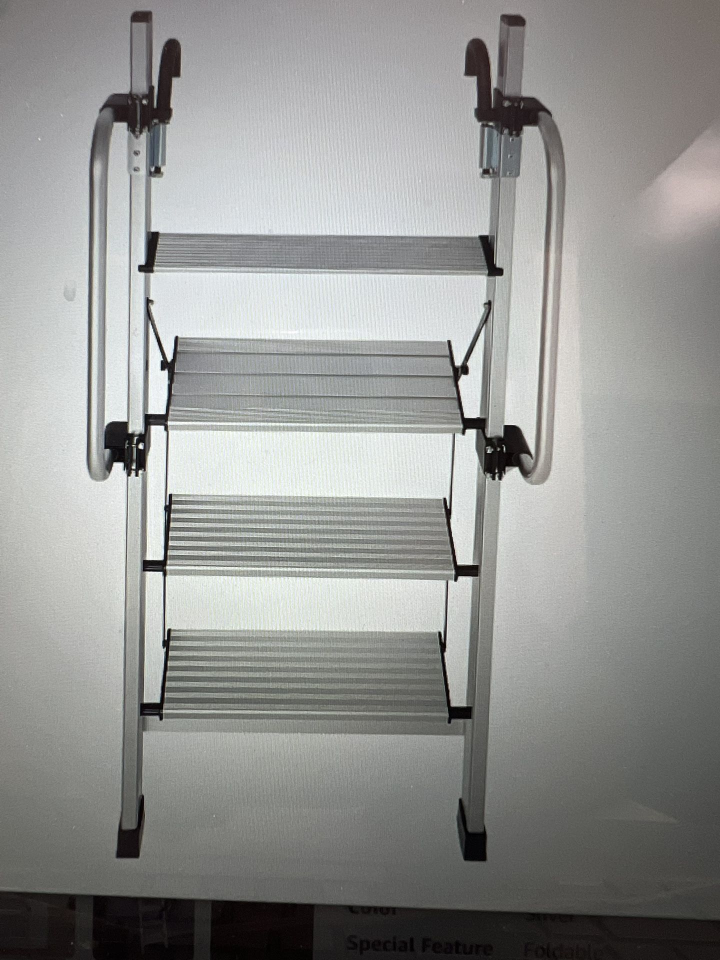 Metal Bunk, Bed Ladder With Rails Used For Rv And College Dorm Beds