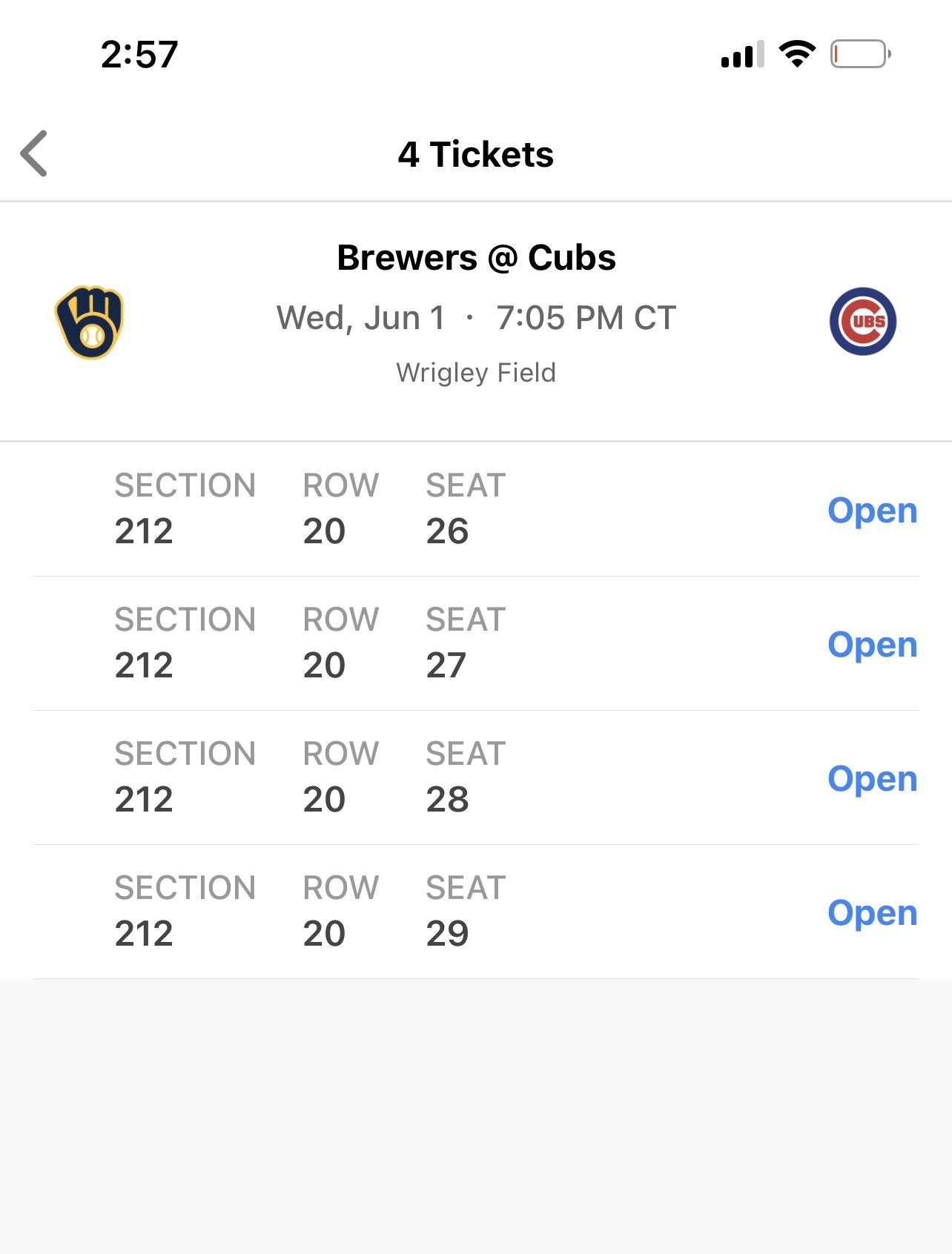 Cubs Tickets