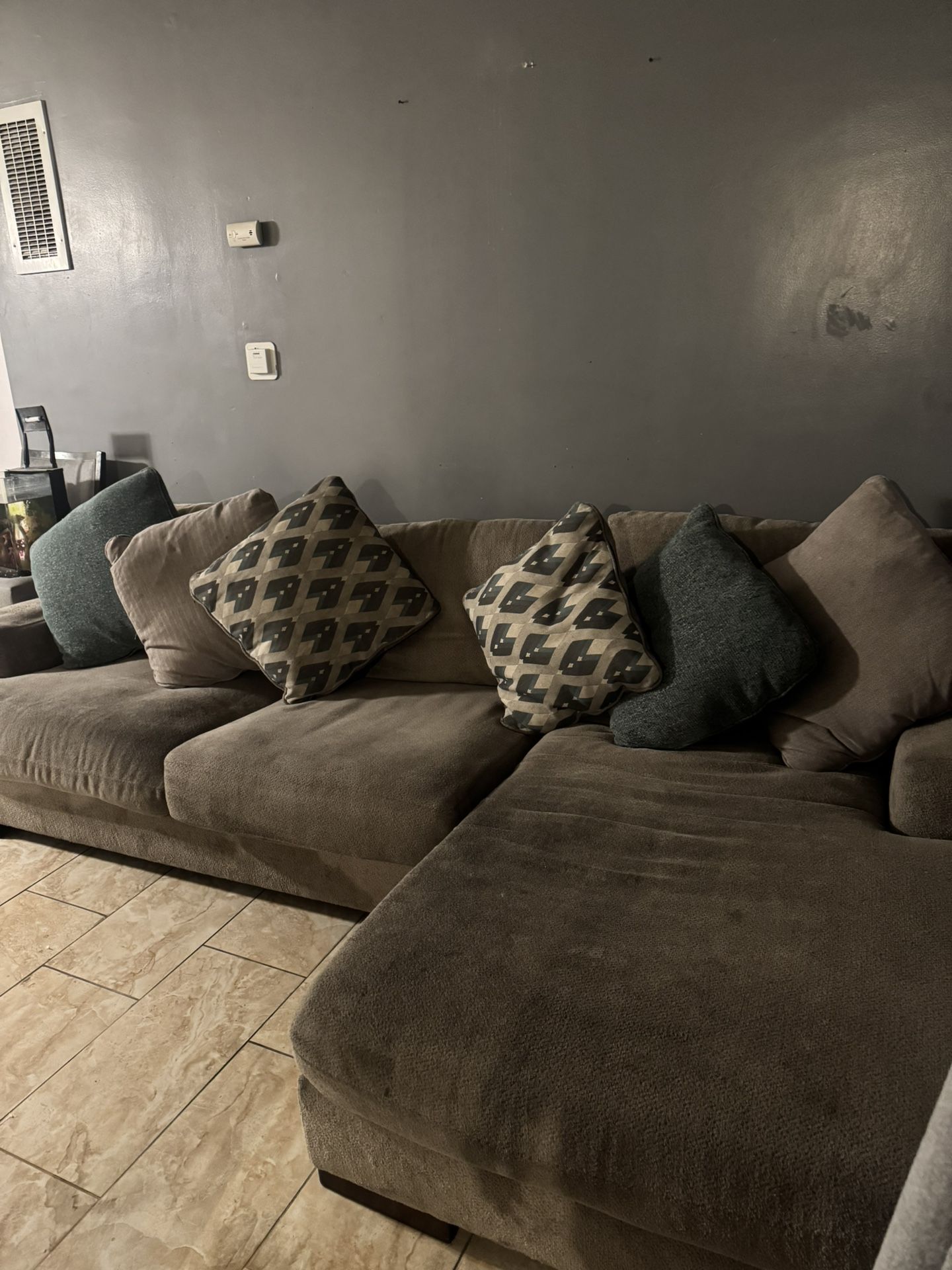 Sectional Sofa Gray
