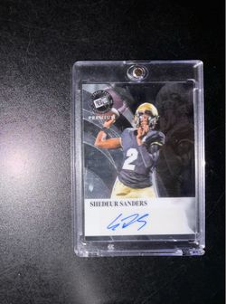 Shadeur Sanders Autographed Card #49