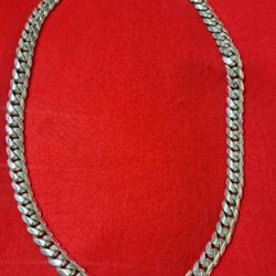 Sterling Silver .925 Miami Cuban Link Chain 30" Long 13mm Wide Lapped & Polished Professionally 386grams