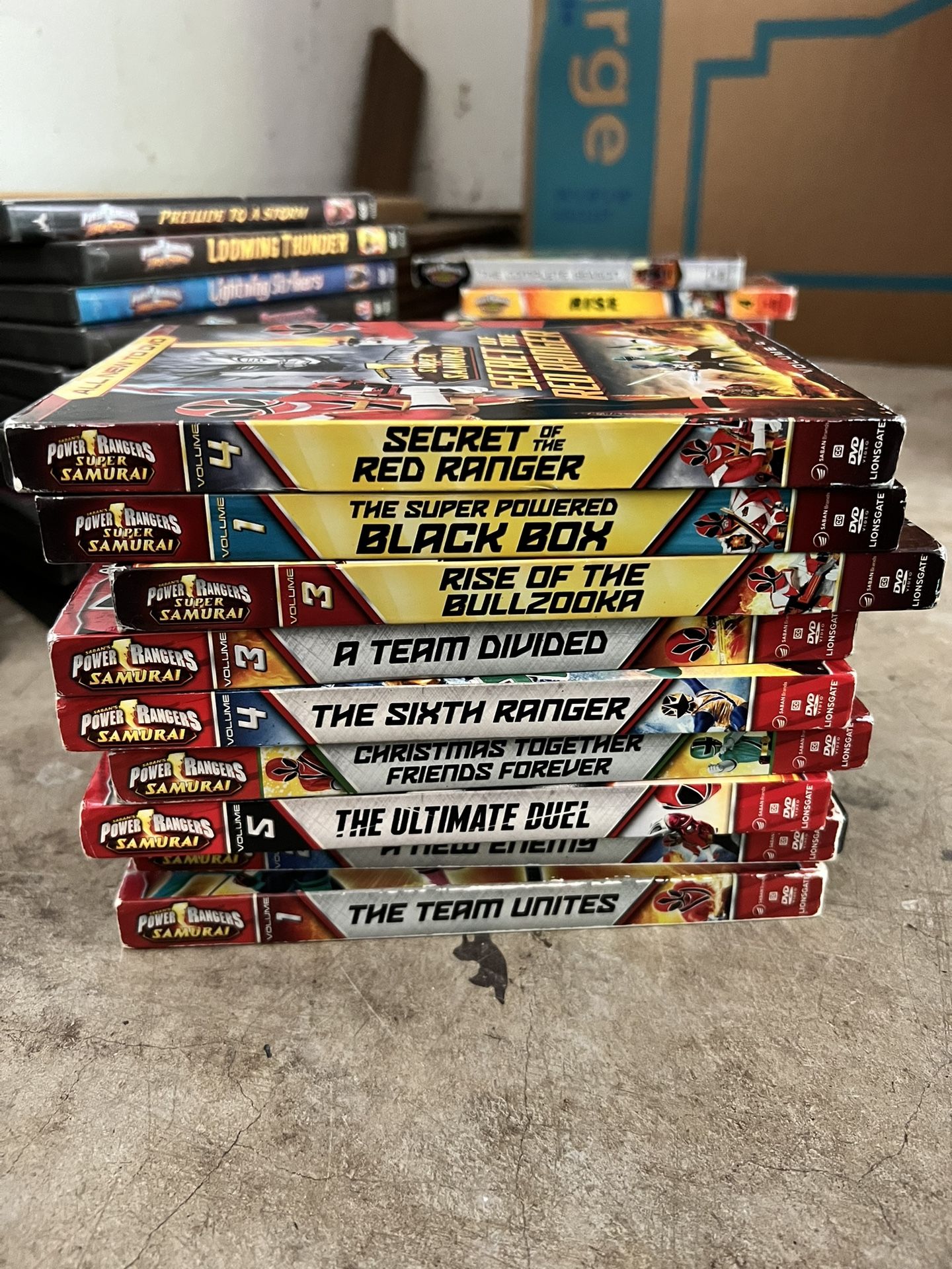 Power Rangers DVDs, Samurai/super Samurai Set
