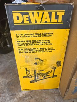 Table saw dewalt 81/4