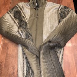 Wool  New Colombian Ruana Poncho S/M