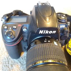 Nikon D700 Full Frame Camera With Lenses