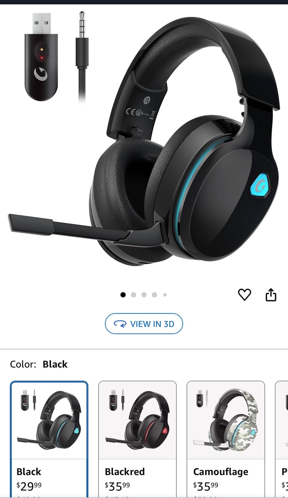 Wireless PS4 , PS5 Gaming Headset
