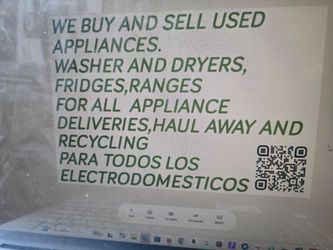 WE BUY AND SELL APPLIANCES  WE RECYCLE ♻️ APPLIANCES HAUL AWAY AVAILABLE
