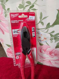 Milwaukee Lineman's Pliers with Crimper