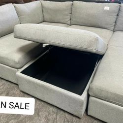 Modular Sectional Couch Sofa With Storage And Recliners