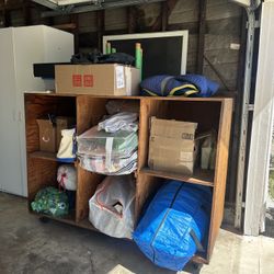 Storage On Casters Wood