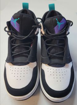 NIKE AIR JORDAN FADEAWAY BLACK-TURBO GREEN-WHITE