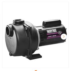 BRAND NEW IN BOX Wayne 2 HP Permanent Lawn Sprinkler Pump