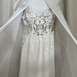 Wedding Dress, Long Elegant Wedding Dress, ENZOANI Dressing Dress