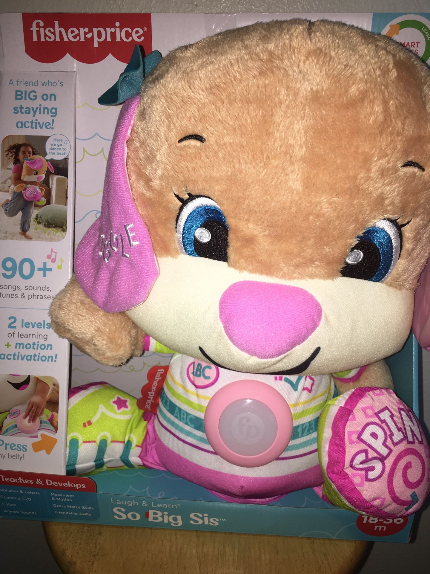 Fisher Price Laugh & Learn So Big Sis Lg Size Brand New In Package 