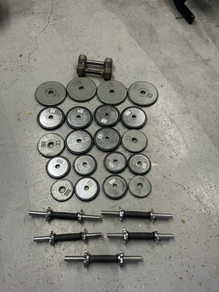Dumbbells Bars And Weights
