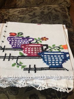 Servilletas bordadas