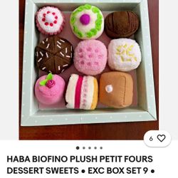 HABA Biofino Soft Petit Fours - Set of 9 Plushies