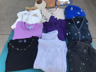 Women's Size S Sweaters Lot of 10