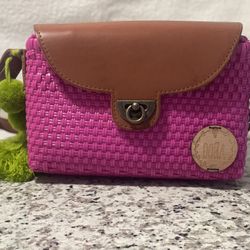 Mexican Artisan Woven Crossbody Handbag 