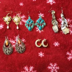 Earrings $25.00 Each Pair 