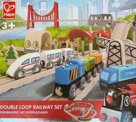 Hape Double Loop Railway Set