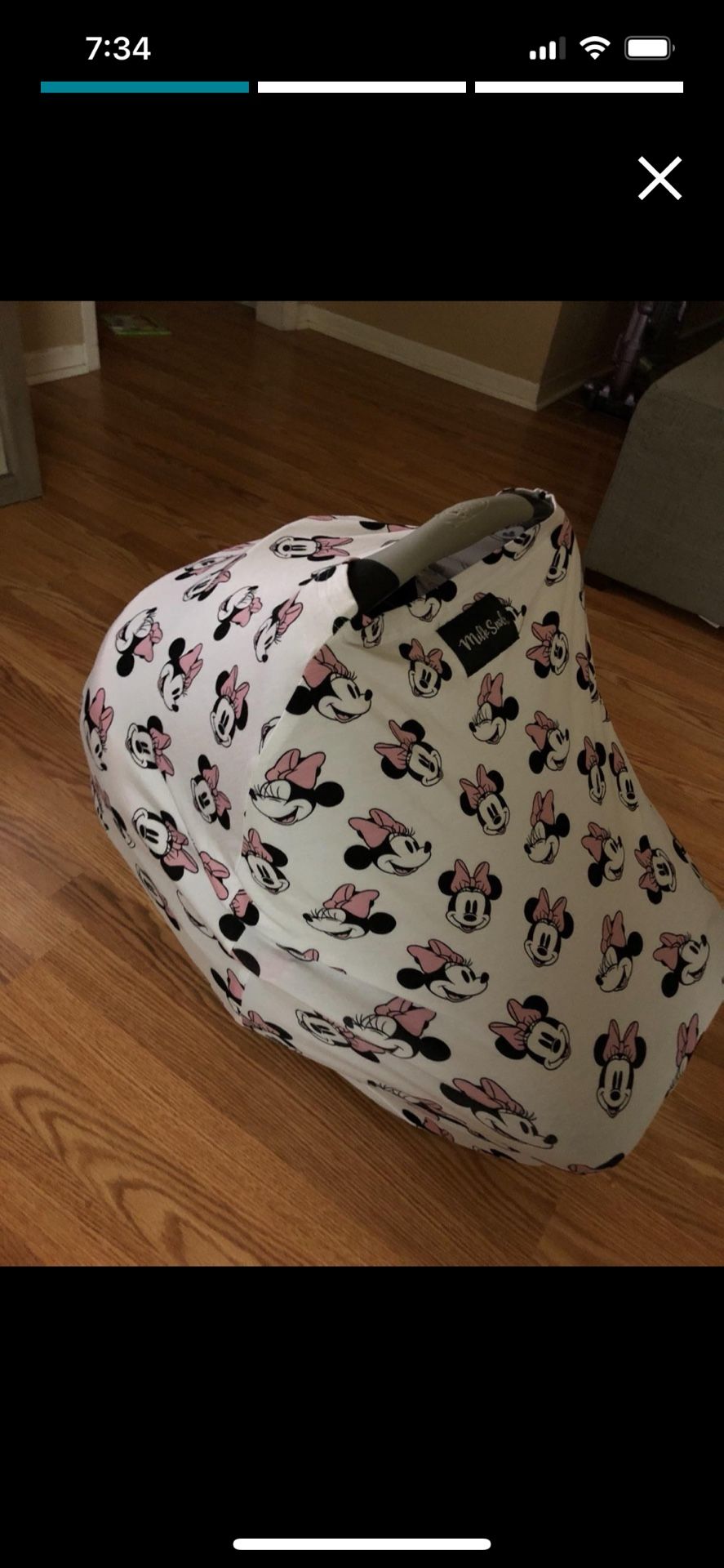 Minnie, mouse, car seat, cover and stroller