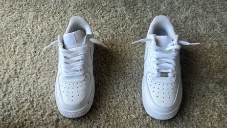 Nike, air force 1’s,white,size 6 in woman’s