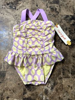 Baby Girl One Piece Swimsuit NWT 3-6 Months 